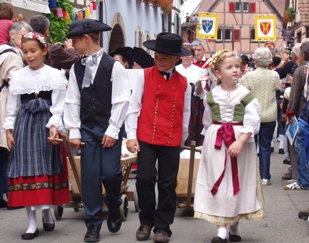 Fete du vin  Eguisheim - Photo Gite en Alsace - Aout 2010